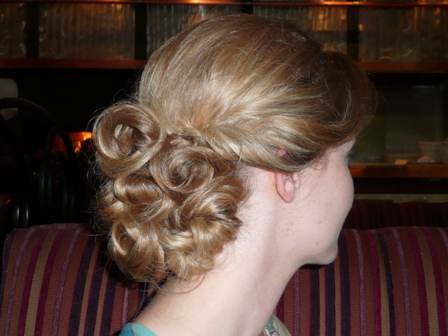 Small wedding hair
